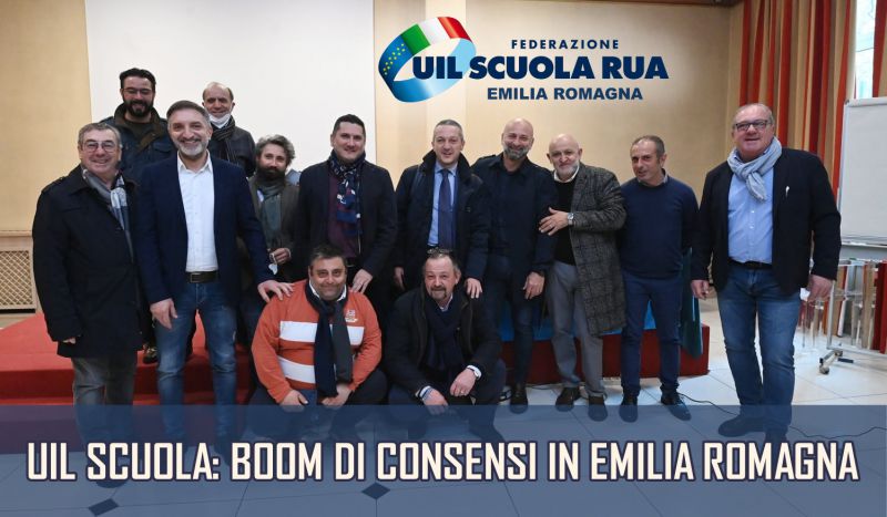 Grande successo della Uil Scuola in Emilia Romagna: il personale della Scuola certifica e riconosce il grande lavoro fatto in questi anni!