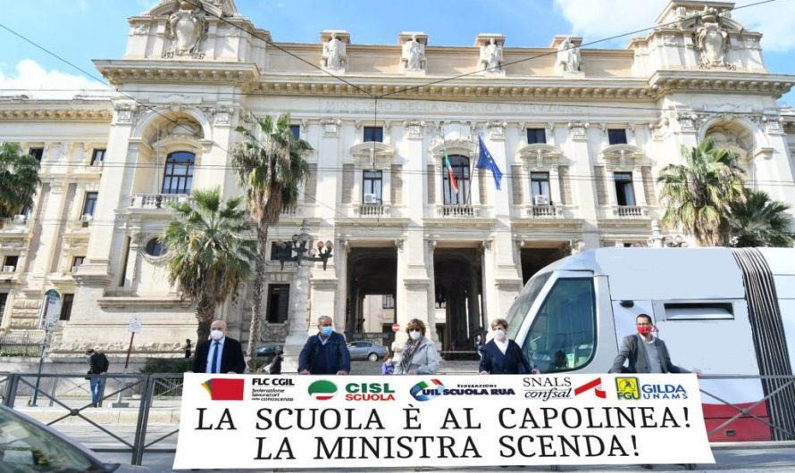 La scuola è al capolinea! La ministra scenda! Conferenza stampa dei segretari generali scuola