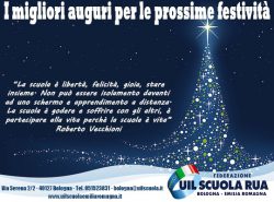 Festività 2020/21: gli AUGURI della FEDERAZIONE UIL Scuola RUA Bologna / Emilia Romagna