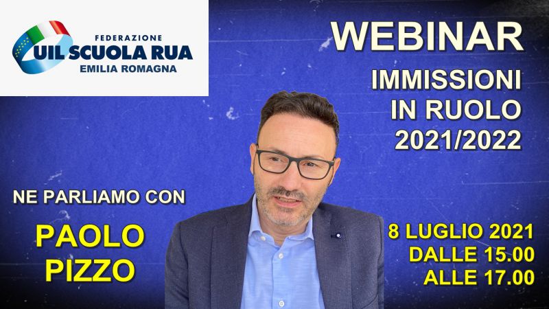 WEBINAR – Immissioni in ruolo 2021/2022