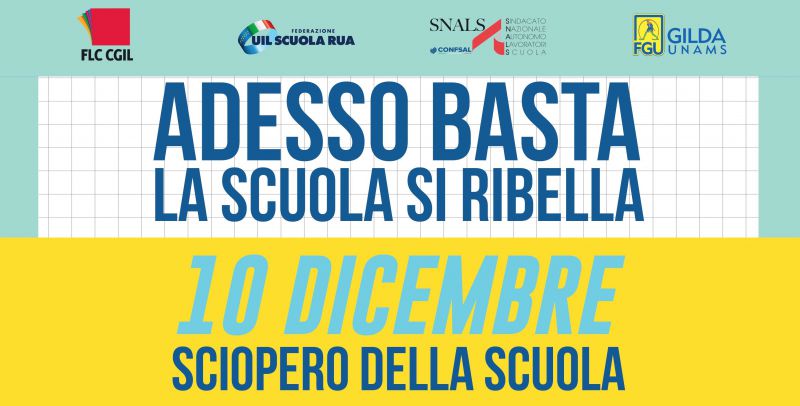 LA PROTESTA DELLA SCUOLA | Turi: Il 10 dicembre con lo sciopero compiremo un’azione di garanzia democratica