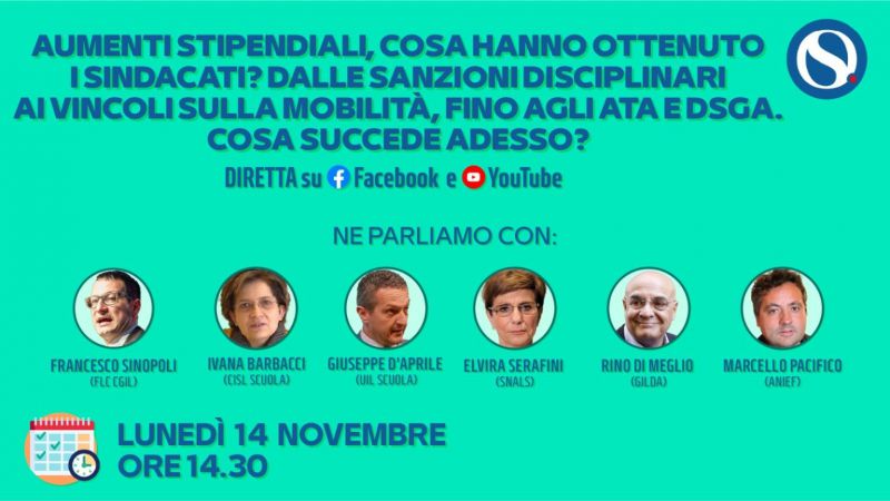 RASSEGNA STAMPA | L’intervento di Giuseppe D’Aprile nella diretta di Orizzontescuola del 14 novembre