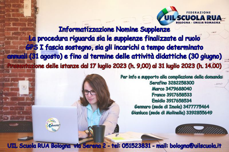 Informatizzazione nomine supplenze | Procedura per le supplenze personale docente: dal 17 luglio apertura delle istanze