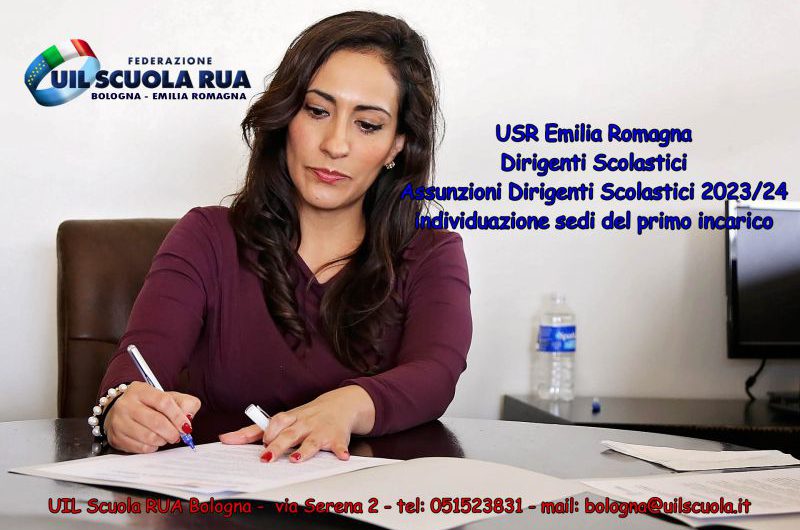 USR Emilia Romagna | Assunzioni Dirigenti Scolastici 2023/24-individuazione sedi del primo incarico