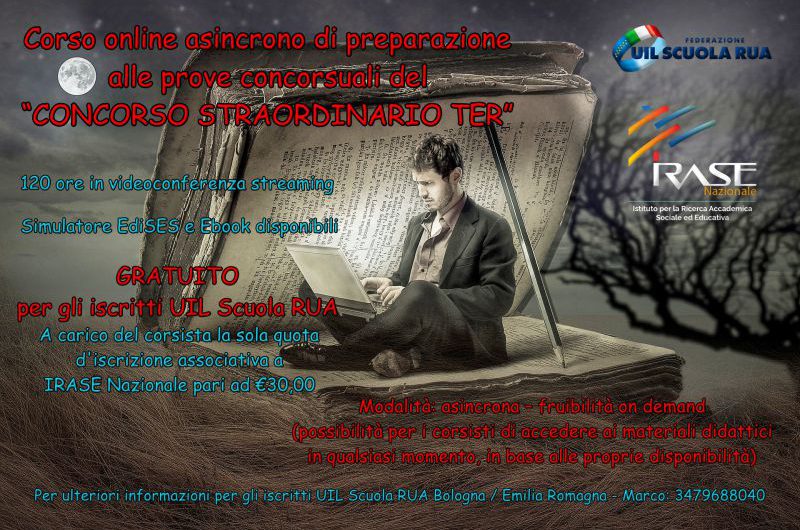 Corso online asincrono di preparazione alle prove concorsuali del “CONCORSO STRAORDINARIO TER”