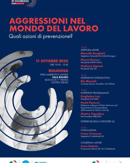 Uil: convegno su ‘Aggressioni nel mondo del lavoro. Quale prevenzione?’ – 11 Ottobre ore 10:00 – 13:00