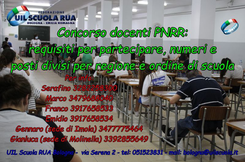 Concorso docenti PNRR: requisiti per partecipare, numeri e posti divisi per regione e ordine di scuola