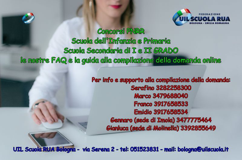 Concorsi |  le nostre FAQ e la guida alla compilazione della domanda online