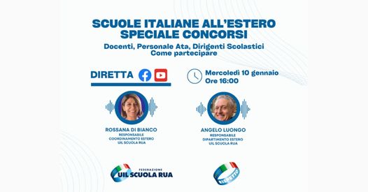 Scuole italiane all’estero – Lo speciale della UIL Scuola RUA