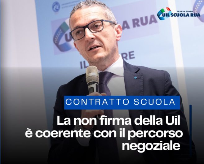 Contratto scuola, D’Aprile: la non firma della Uil è coerente con il percorso negoziale