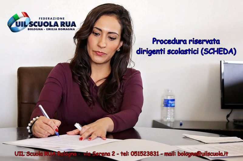 Procedura riservata dirigenti scolastici (SCHEDA)
