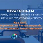 Terza fascia Ata – Bando, decreto e contratto: il pasticcio delle nuove certificazioni informatiche