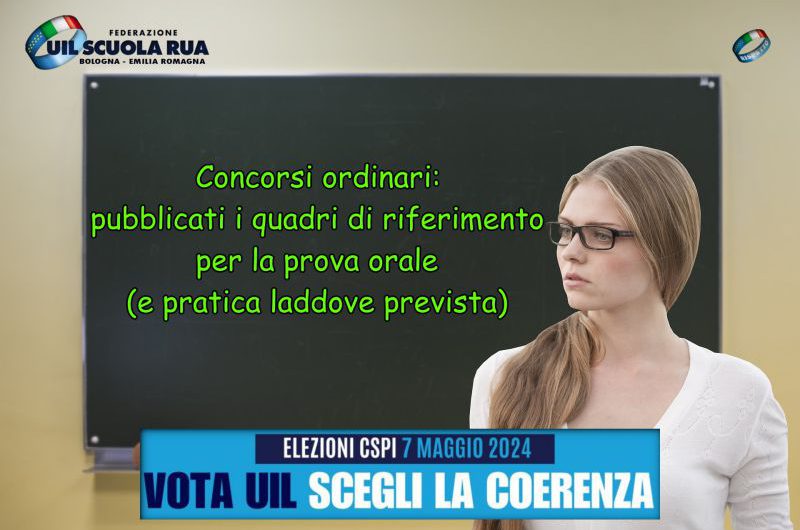 Concorsi ordinari: pubblicati i quadri di riferimento per la prova orale (e pratica laddove prevista)