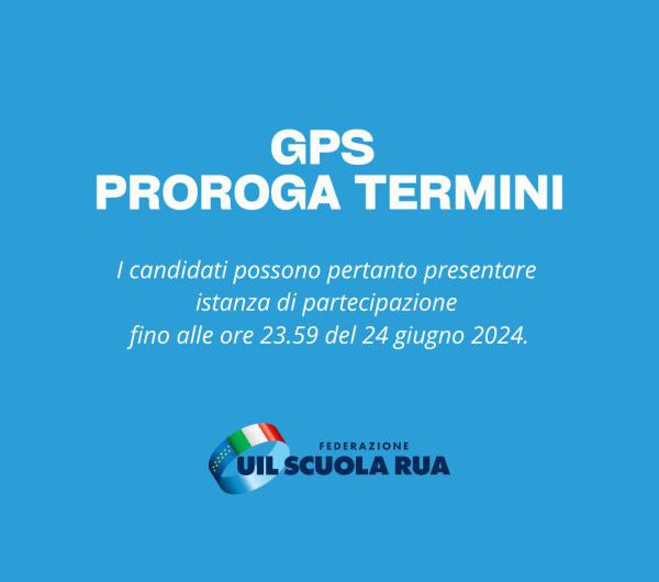 GPS | Prorogato al 24 giugno termine aggiornamento GPS