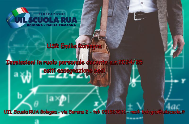 USR Emilia Romagna | Immissioni in ruolo personale docente a.s.2024/25-esiti assegnazione sedi