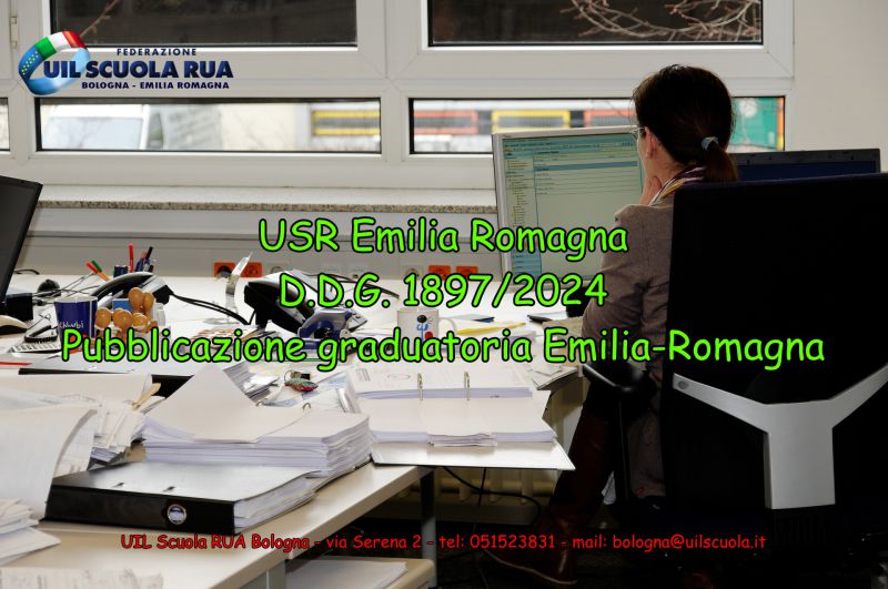 USR EMILIA ROMAGNA | D.D.G. 1897/2024 – Pubblicazione graduatoria Emilia-Romagna