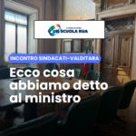 RIUNIONE AL MIM | Incontro sindacati-Valditara, D’Aprile: “Ministro, su precariato, reclutamento e sostegno è ora di agire con coraggio”