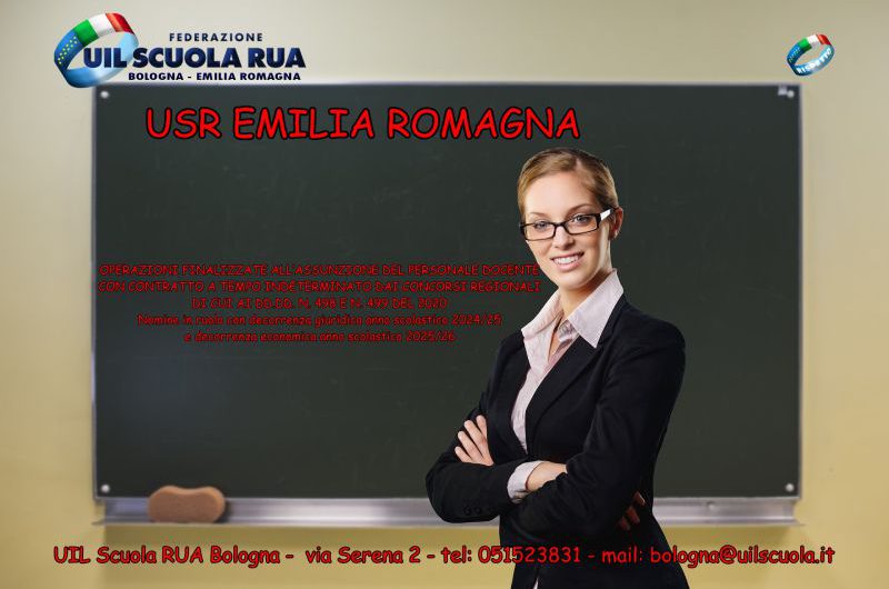 USR EMILIA ROMAGNA | AVVIO PROCEDURA NOMINA IDONEI DD.DD. NN. 498-499/2020