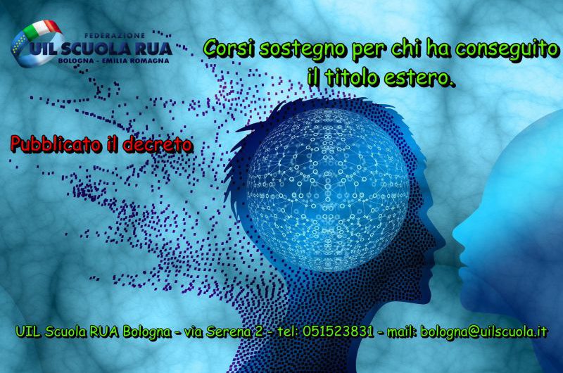 Corsi sostegno per chi ha conseguito il titolo estero. Pubblicato il decreto