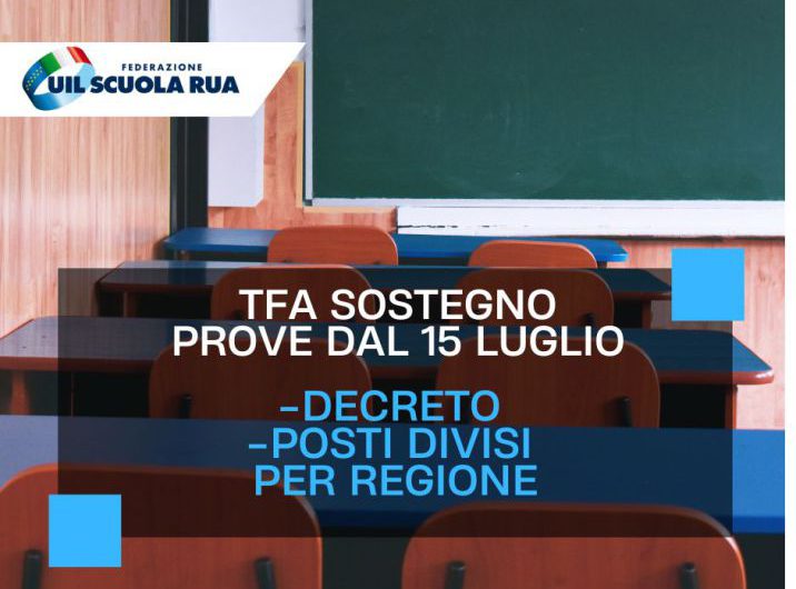 TFA Sostegno X Ciclo: pubblicato il Decreto Ministeriale. Al via le prove
