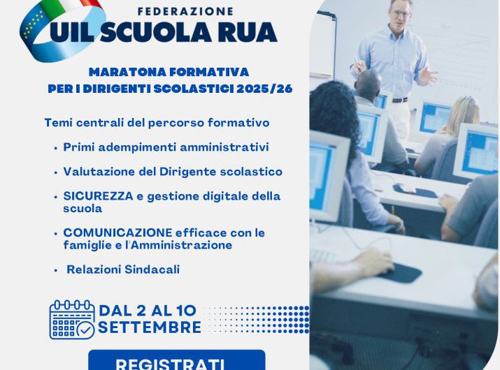 MARATONA FORMATIVA PER I DIRIGENTI SCOLASTICI 2025/26