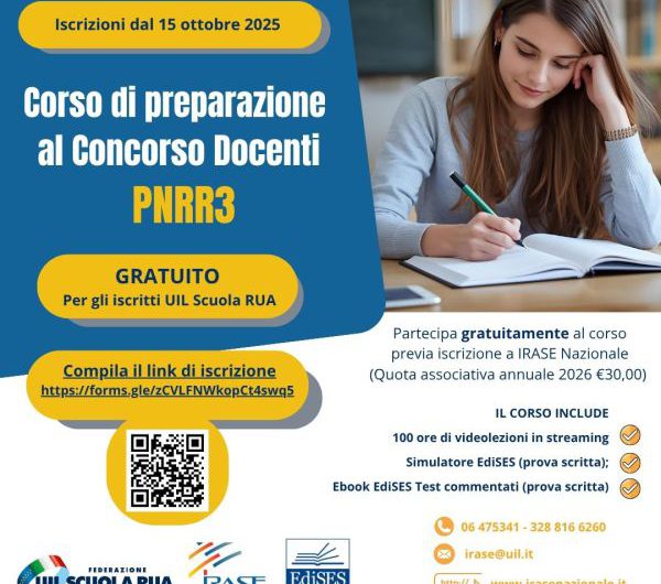 IRASE NAZIONALE | Corso di preparazione al Concorso PNRR3