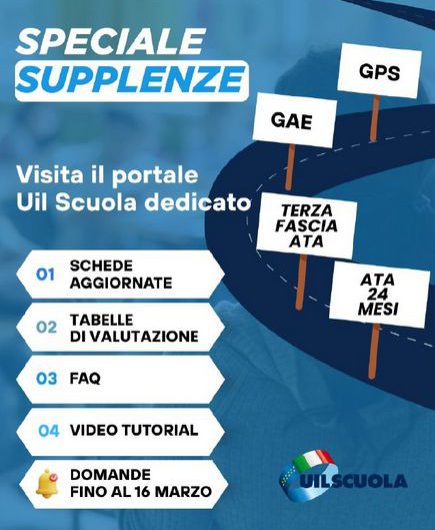 GPS 2026: online il portale Uil Scuola dedicato a graduatorie e supplenze