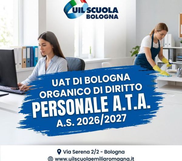 UAT di Bologna | Organico di diritto personale A.T.A. – A.S. 2026/2027