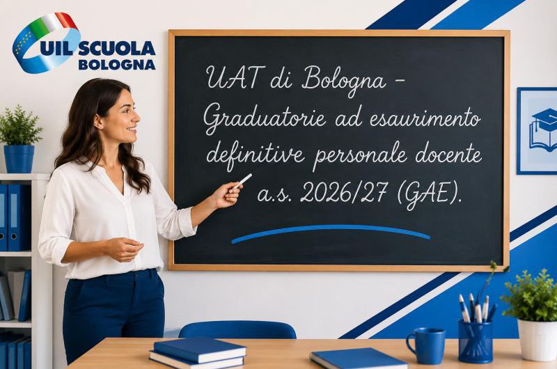 UAT di Bologna | Graduatorie ad esaurimento definitive personale docente a.s. 2026/27 (GAE)