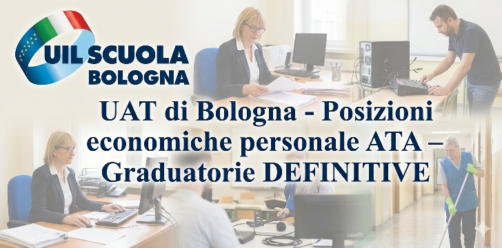 UAT di Bologna | Posizioni economiche personale ATA – Graduatorie DEFINITIVE