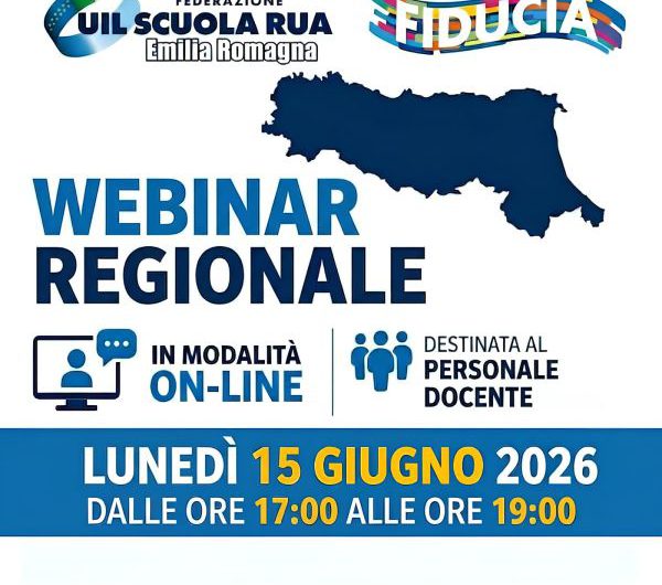 WEBINAR docenti precari: Lunedì 15 giugno 2026 alle ore 17.00