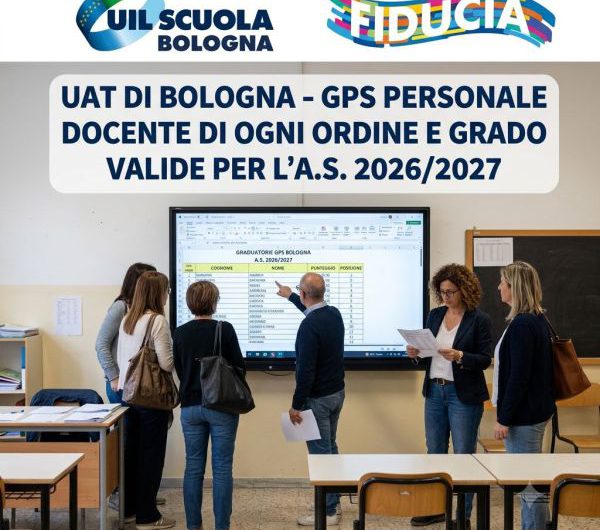 UAT di Bologna – GPS ogni ordine e grado – 2^ pubblicazione