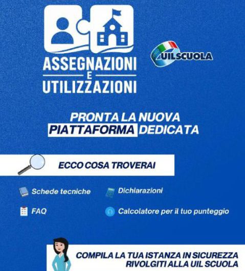 Assegnazioni e utilizzazioni 2026/27: online la nuova piattaforma UIL Scuola