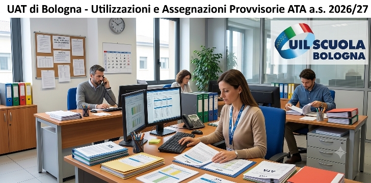 UAT di Bologna | Utilizzazioni e Assegnazioni Provvisorie ATA a.s. 2026/27 – Grad. Provvisorie