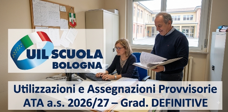 UAT di Bologna | Utilizzazioni e Assegnazioni Provvisorie ATA a.s. 2026/27 – Grad. DEFINITIVE
