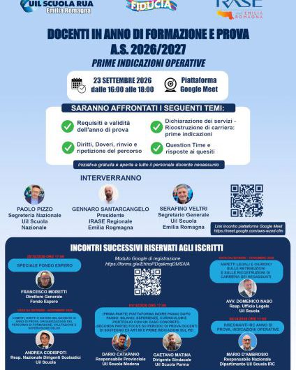 DOCENTI IN ANNO DI FORMAZIONE E PROVA – A.S. 2026/2027 | Prime indicazioni operative