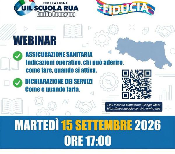 Webinar personale docente e ATA: Martedì 15 settembre 2026 dalle ore 17.00 