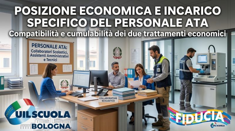 POSIZIONE ECONOMICA E INCARICO SPECIFICO DEL PERSONALE ATA | Compatibilità e cumulabilità dei due trattamenti economici